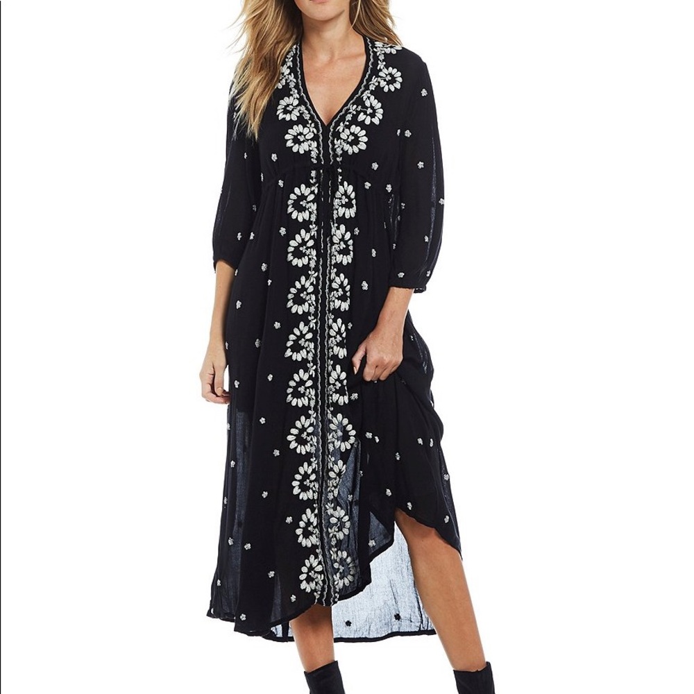 Free people embroidered dress